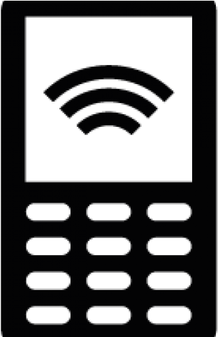 Wifi Clipart Cell Phone Signal - Logo Telp (640x480)