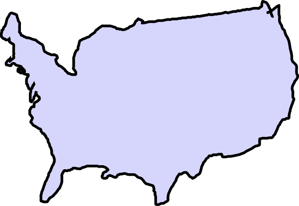 Grey Map Usa Clip Art At Clker Com Vector Clip Art - Grey Map Usa Clip Art At Clker Com Vector Clip Art (600x414)