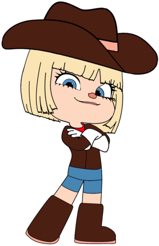 Wreck-it Ralph Wallpaper Containing Anime Titled Taffyta - Cartoon Cowgirl Png (324x500)