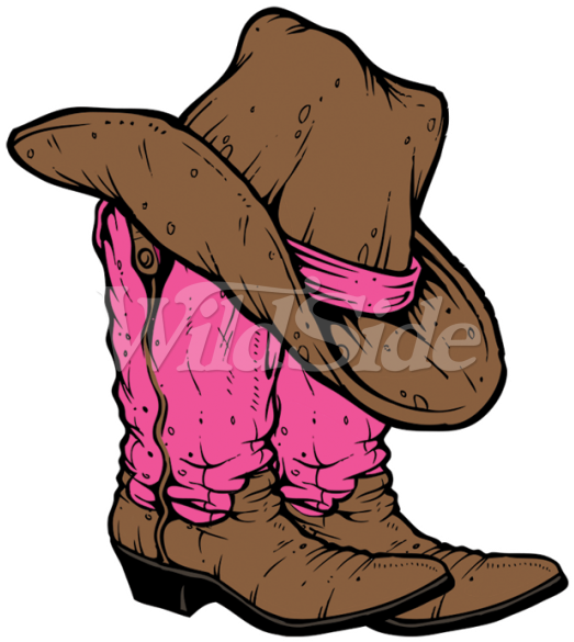 Pink Cowboy Boots & Hat - Cowboy Boot (709x709)