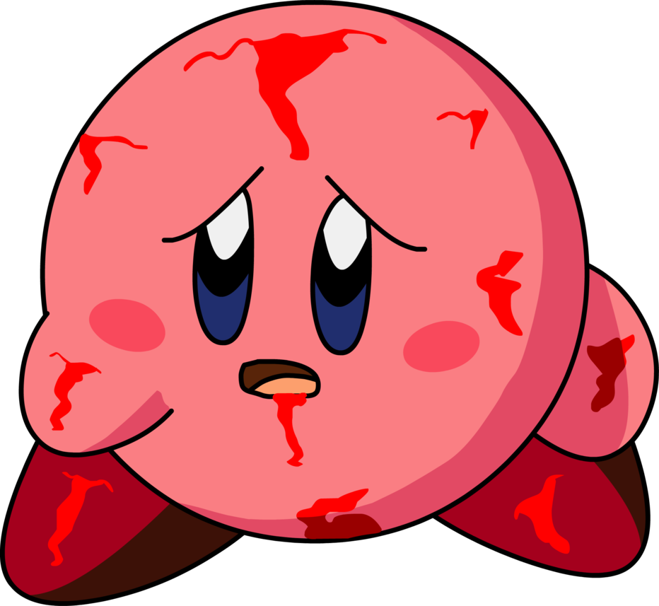 Injured Kirby - Kirby Tired (932x857)