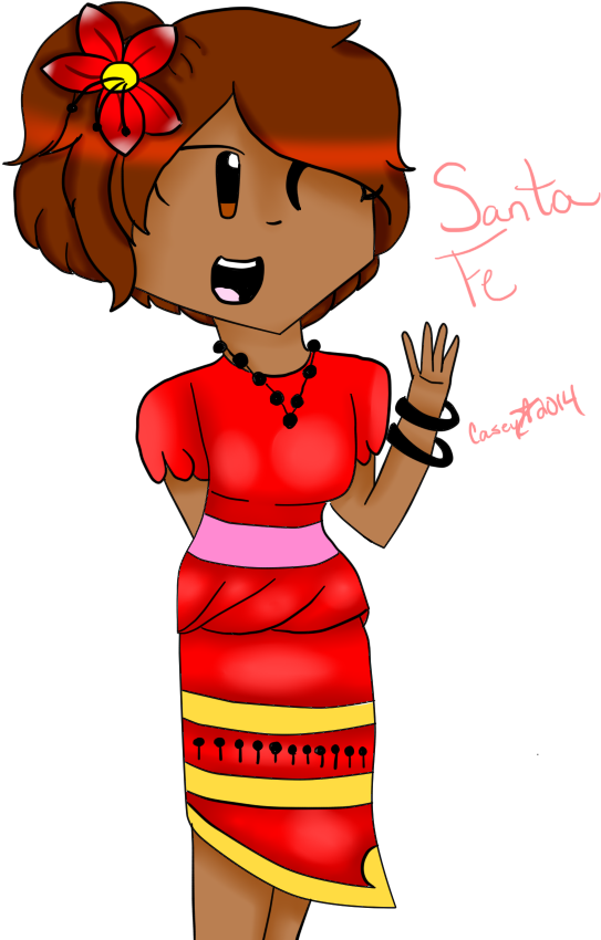 Santa Fe By Tadashiraiden - Cartoon (564x874)