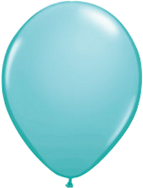 Custom Printed Balloons, Printed Balloons - Robins Egg Blue Balloon (658x658)