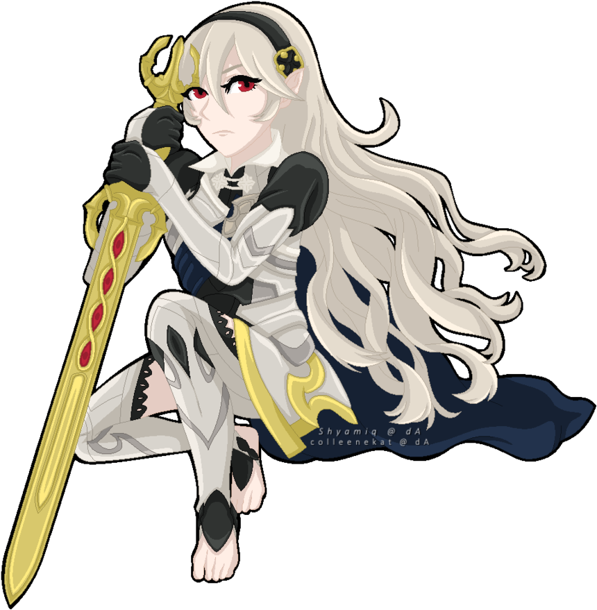 Fates Corrin By Shyamiq - Corrin Female Fe Fates Art (894x894)