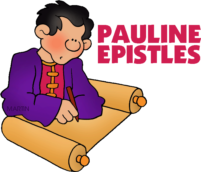 Free Bible Clip Art By Phillip Martin, Pauline Epistles - Paul In The Bible (744x632)
