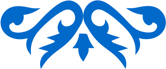 Pl Free Ornament Kazachstan - Hiasan Biru Vector Png (566x800)