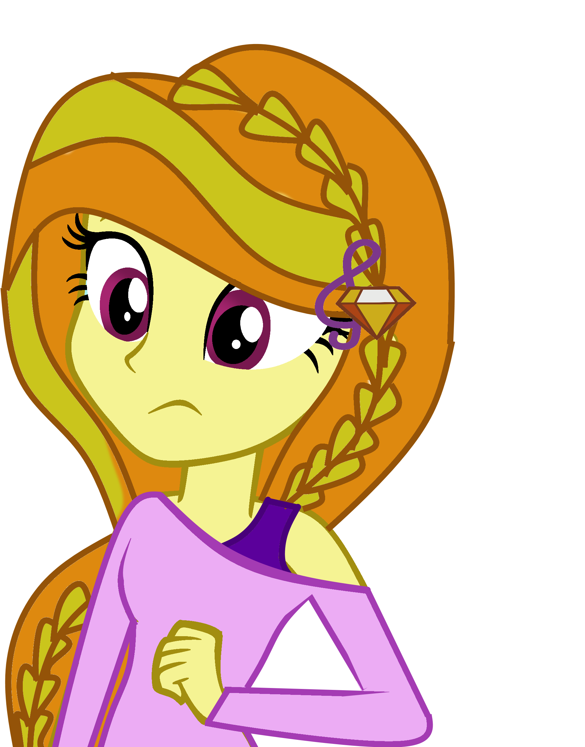 Adagio Dazzle, Alternate Costumes, Alternate Hairstyle, - My Little Pony Adagio (2056x2392)