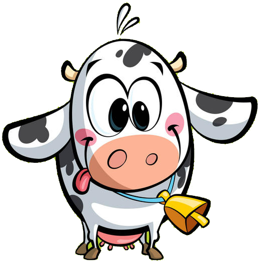 Cow - Baby Cow Cartoon (547x544)