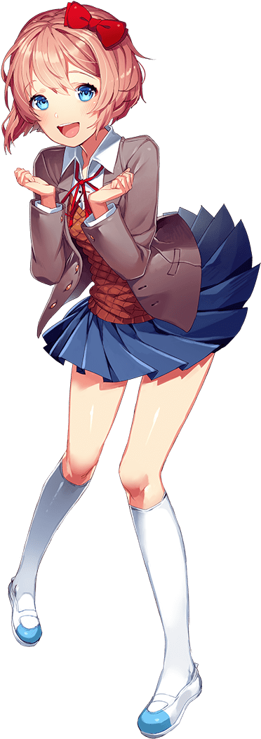Doki Doki Literature Club Sayori (385x1062)
