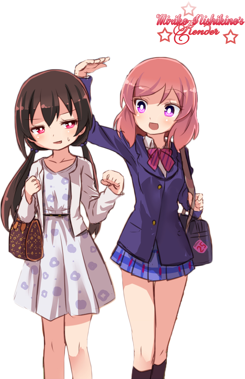 Anime Makizushi Manga Fan Art Comics - Nico And Maki Fanart (965x1243)