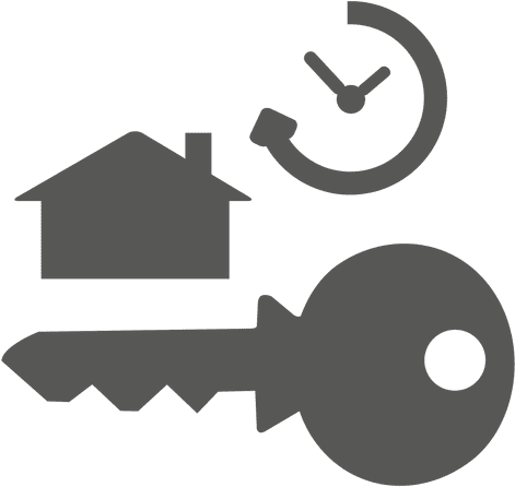 Key House Clock Icon Transparent Png - List Key Icon Png (512x512)