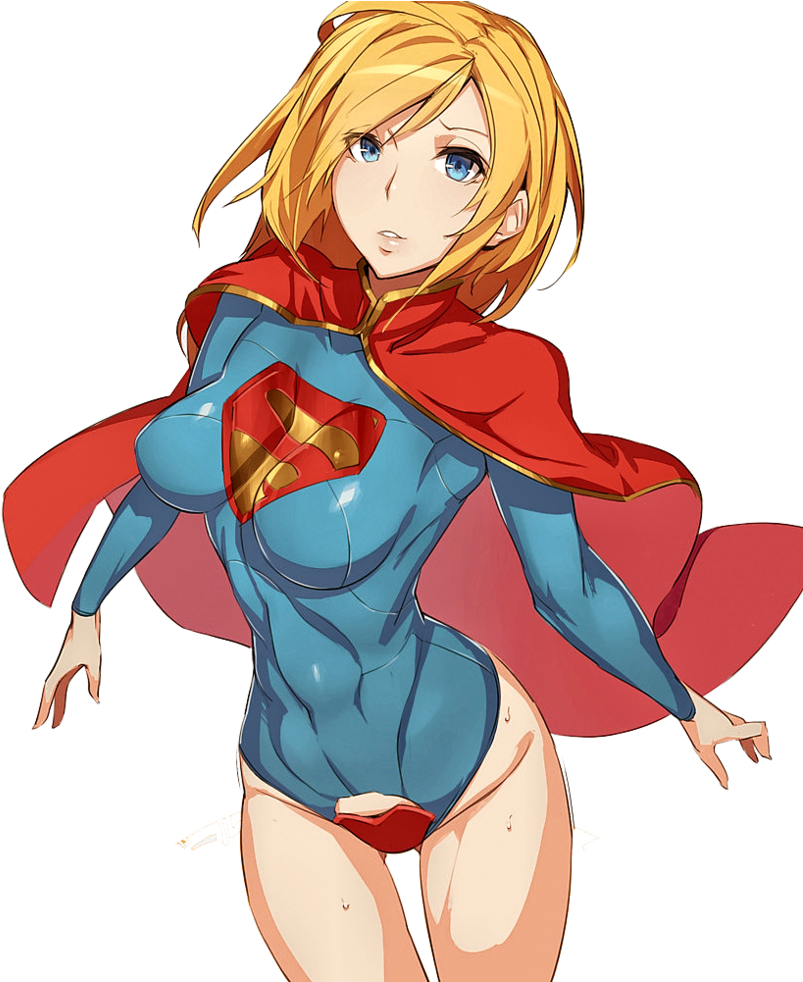 Marvel - Supergirl Anime Png (814x981)