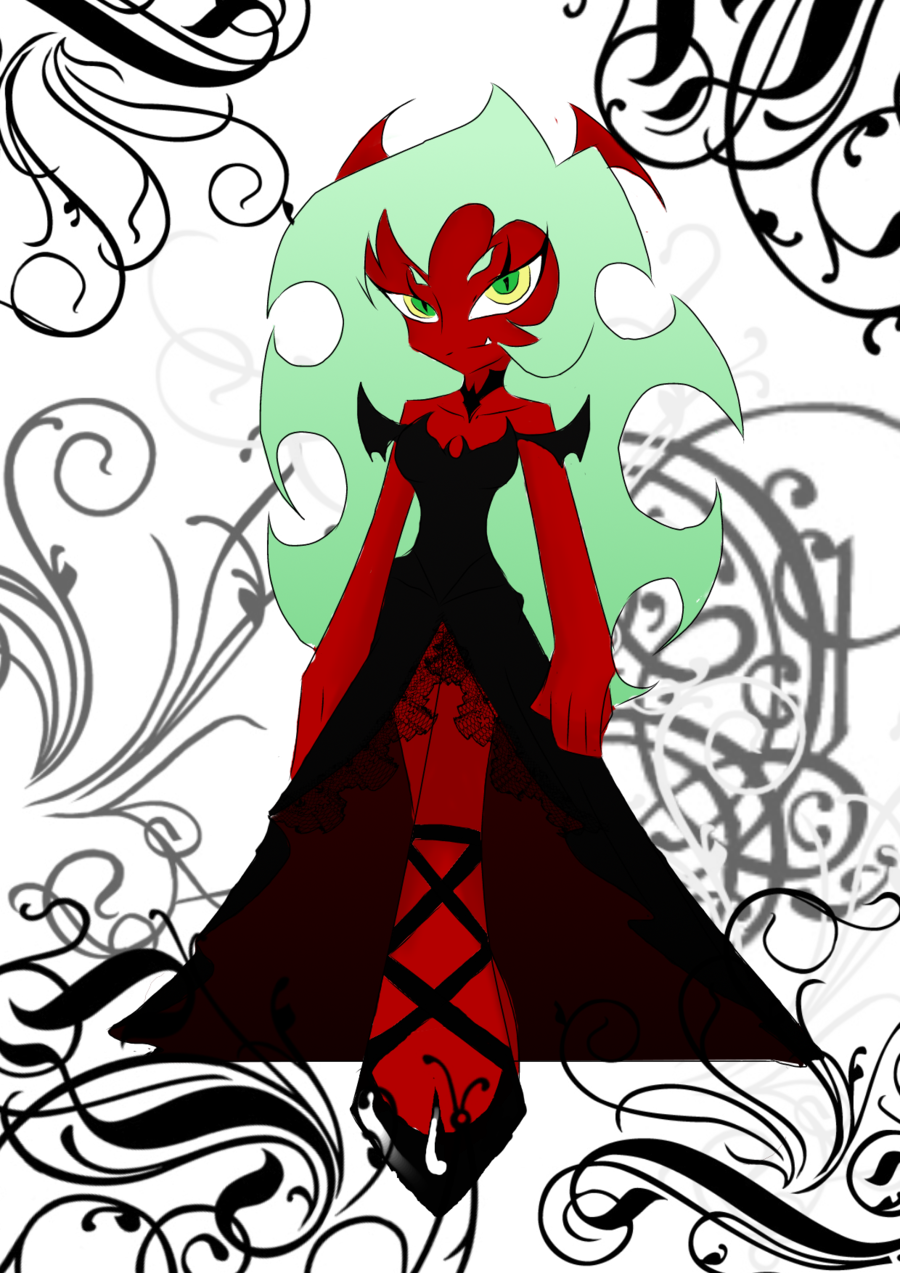 Scanty Bride Of Black By Angie-mr - Eleven Elfs (900x1273)