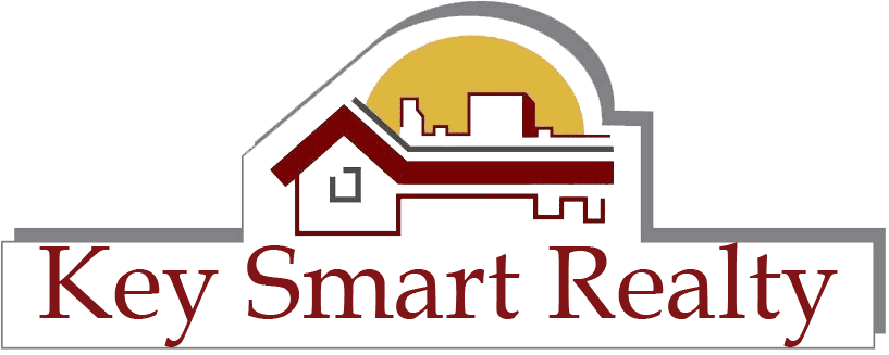 Home - Buy - House And Key Logo Real Estate (817x327)
