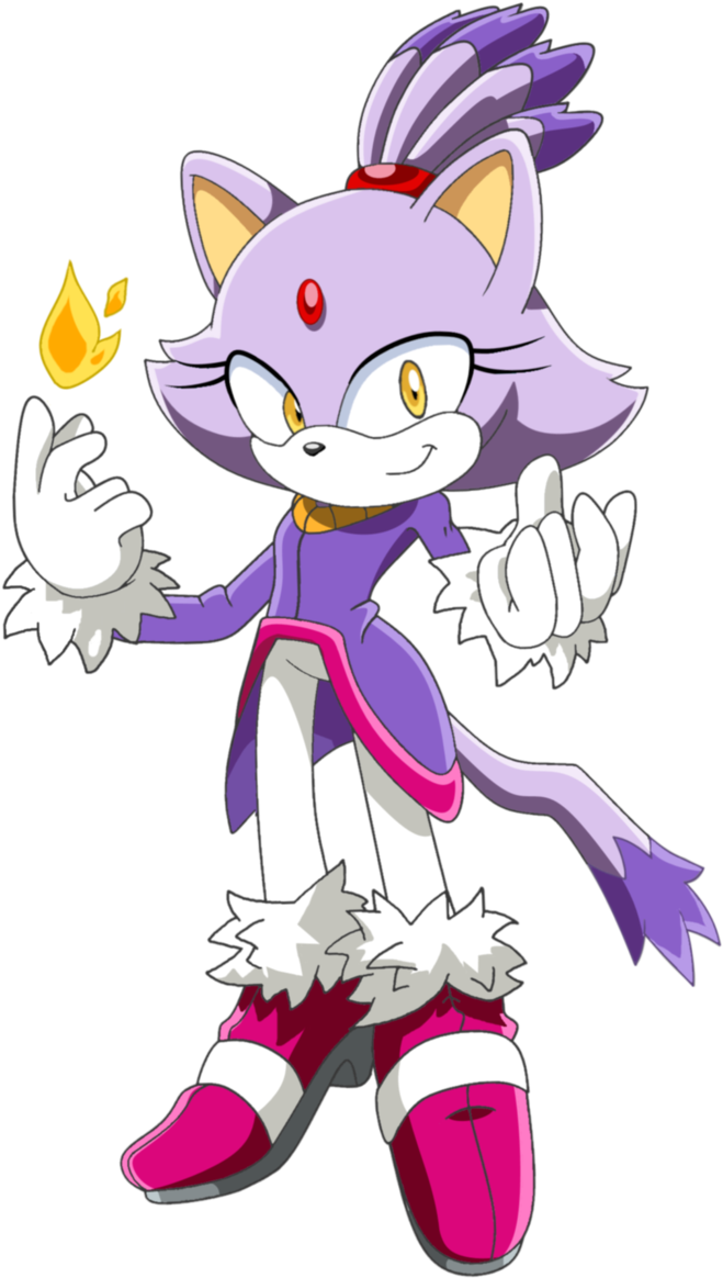 Silver The Hedgehog And Blaze The Cat Comics Download - Blaze The Cat Cartoon (668x1196)