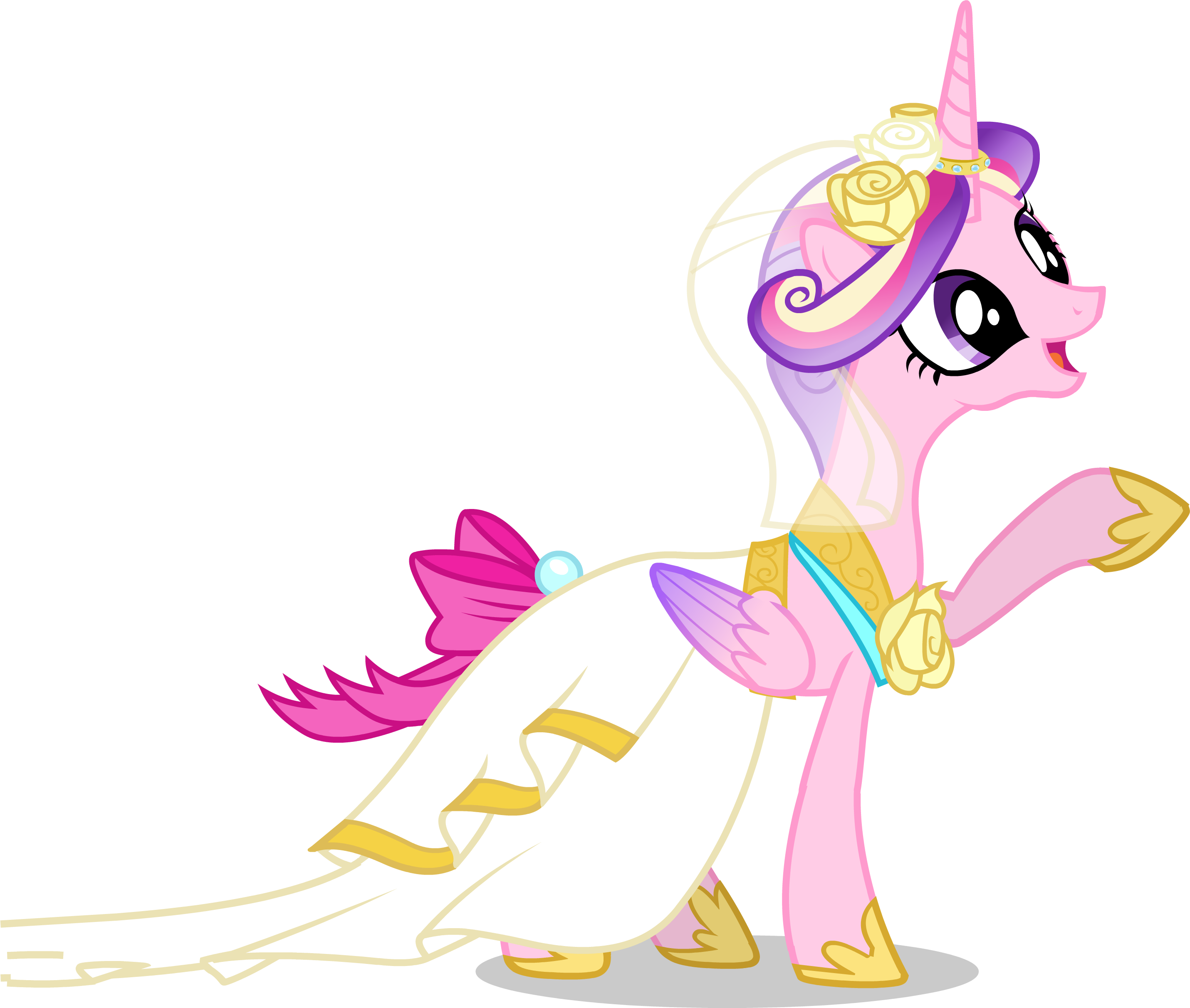 My Little Pony Rarity S Wedding Dress Designer Game - My Little Pony Princess Cadence Wedding (2861x2424)