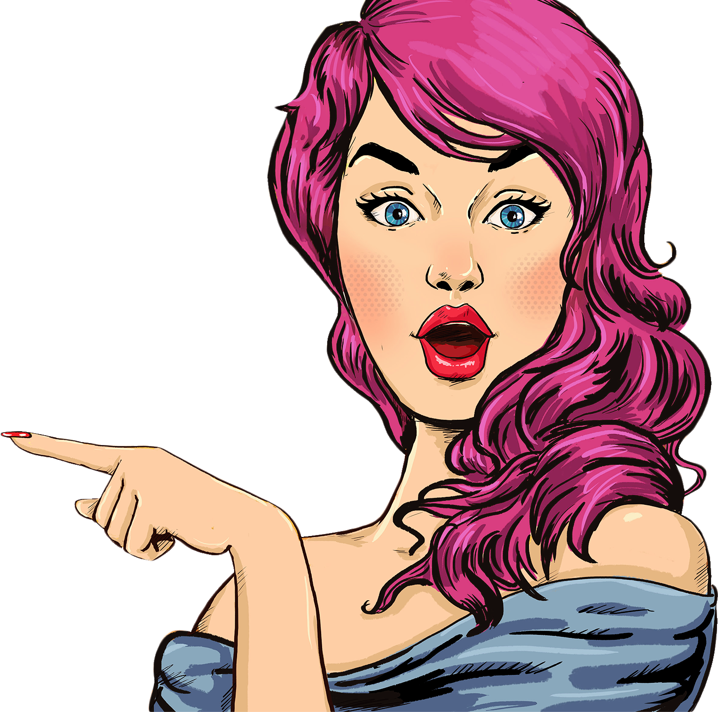 Pop Art Comics Quadro - Этот Прекрасный Принц – Такой Дурак! (1451x1440)