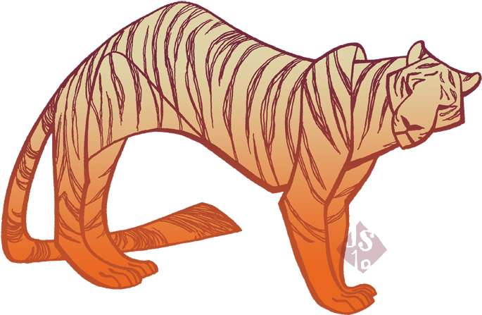 Red Tiger By Oxboxer - Tiger (700x456)