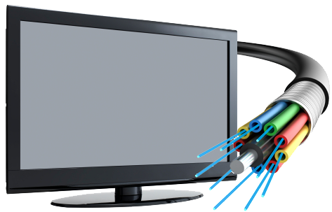 Tv Fiber Optic Cable - Fiber Optic Cable Television (531x400)