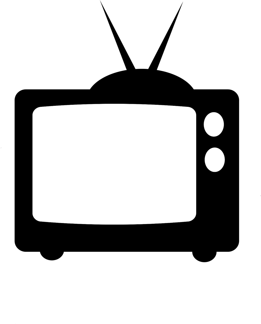 Icon Shannon Television Tube Tv Png Image - Icone Televisao (1034x1280)