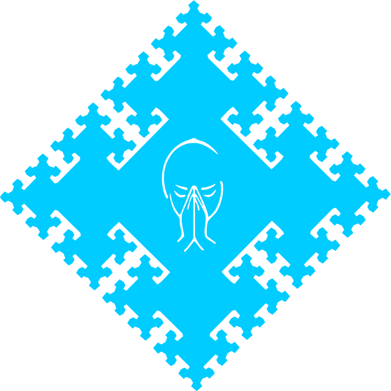 Clipart - T-square - Square Fractal (800x800)