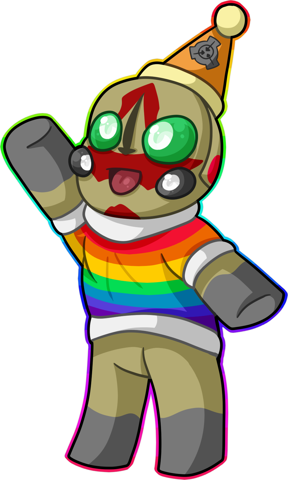 10th Birthday And Pride Month By Agentkulu - Scp Pride (957x1594)