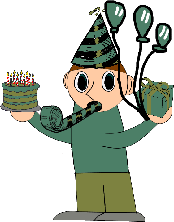 Happy Birthday To Me Devinmoffit2 By Ivanweegee123 - Cartoon (589x751)