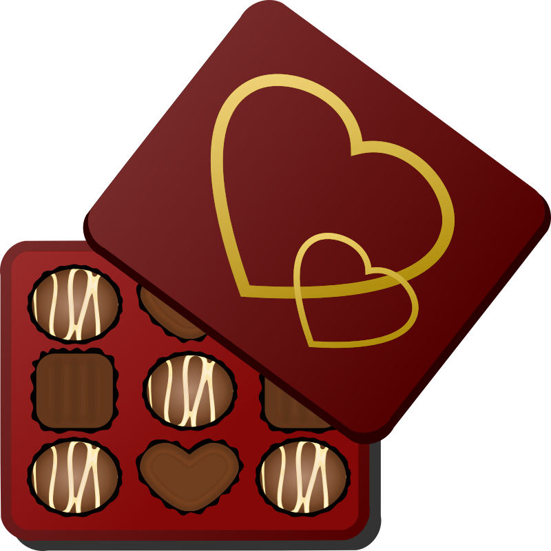 Celebrating Valentines Day With A Box Of Chocolatesconversation - Box Of Chocolates Icon (2400x2400)