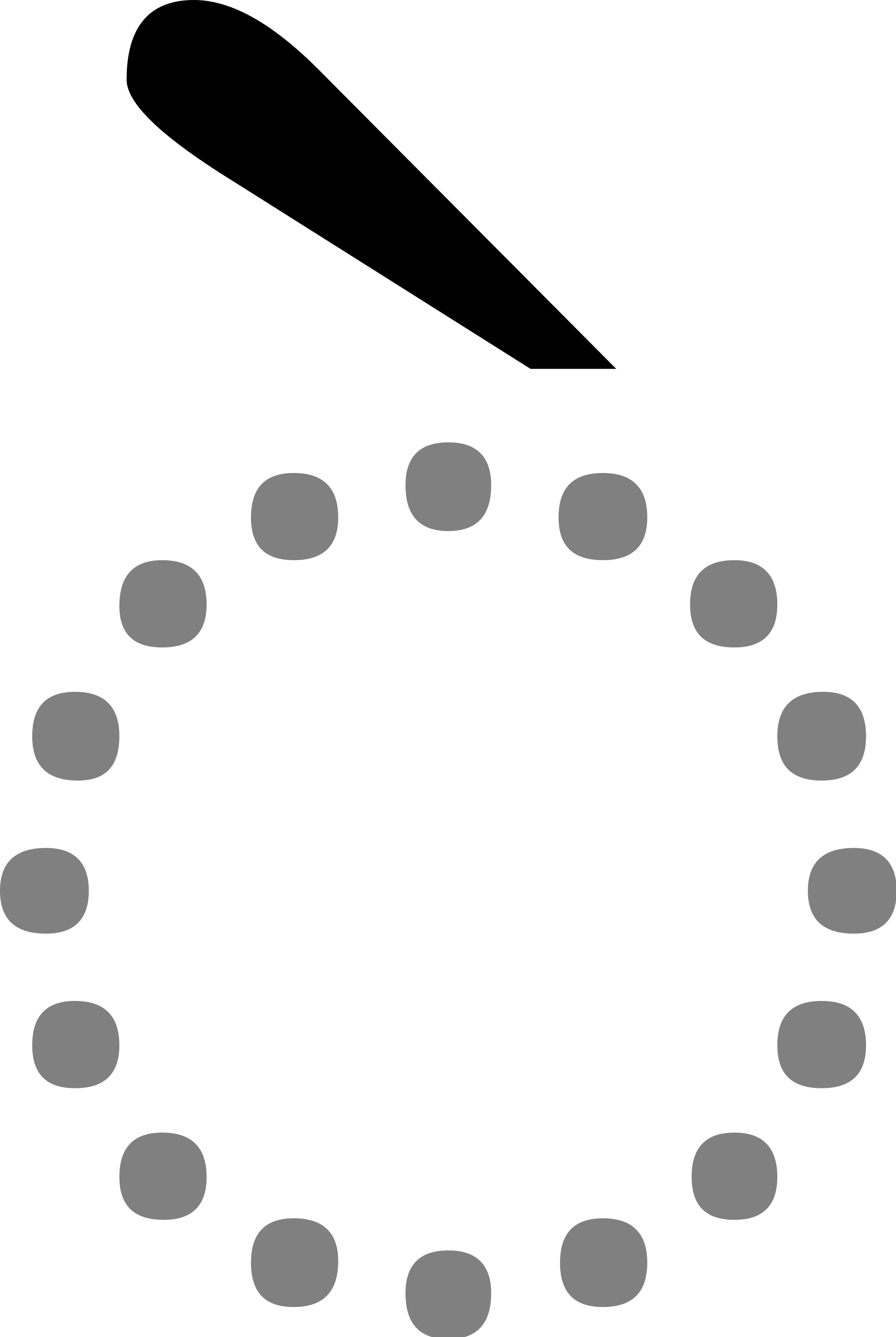 Open - Polka Dot Circle Border (2000x2984)