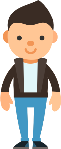 Boy Free Icon - Person Flat Icon Png (512x512)