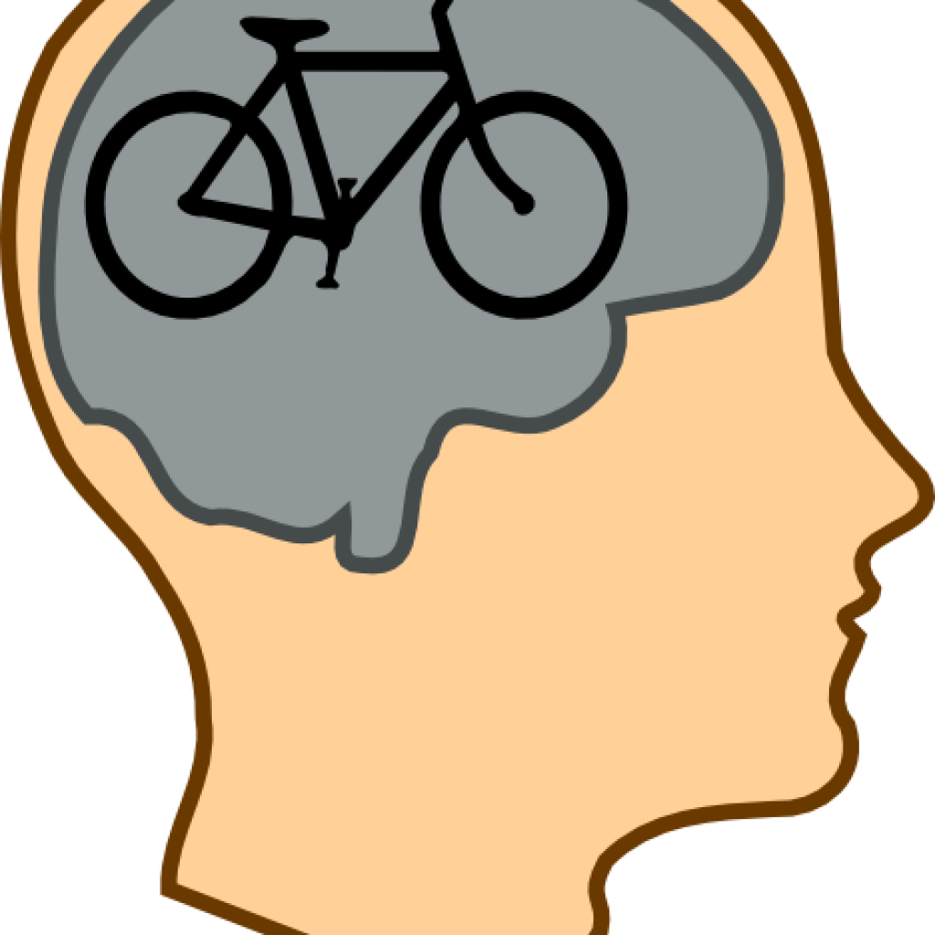 Mind Clipart Mind Clipart Clipart Panda Free Clipart - Bicycle Silhouette Crossing Sign-12" By 12" (1024x1024)
