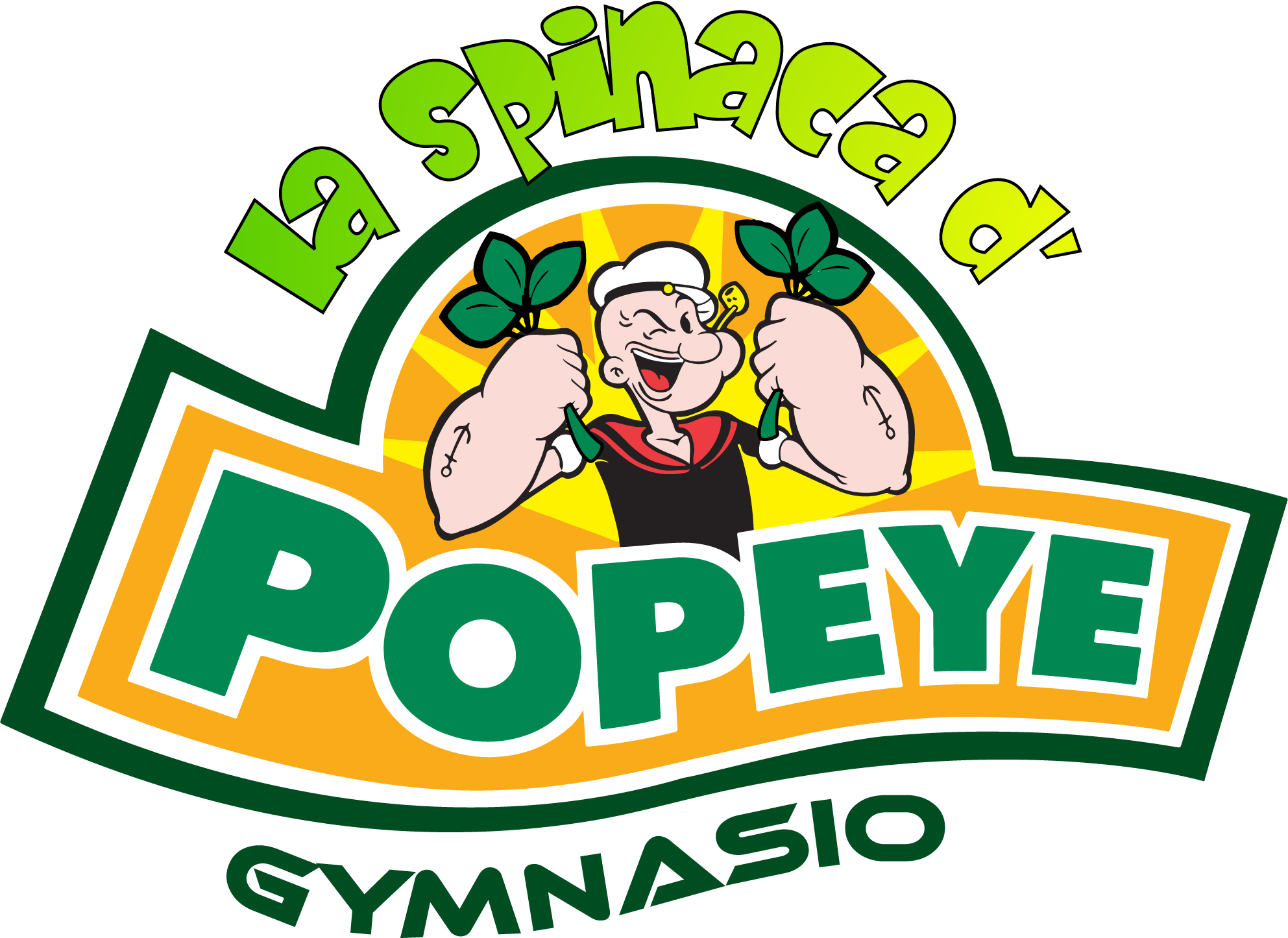 La Spinaca D´ Popeye Es Un Gimnasio Multifuncional, - New* Hot Popeye The Sailor Quality Sport Metal Wristwatch-with (1985x1446)