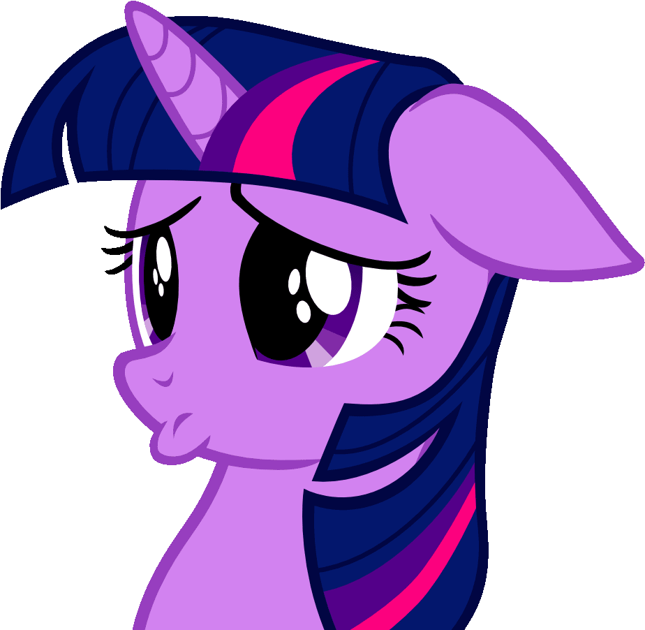 Twilight Sparkle Cutesad Gif By Lobabrancagamer On - Twilight Sparkle Pouty Face (950x950)
