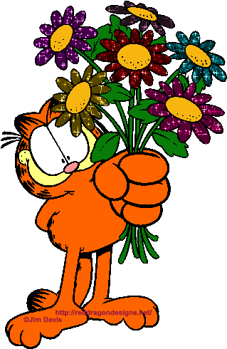 Garfield - Gif Feliz Cumpleaños Garfield (329x504)