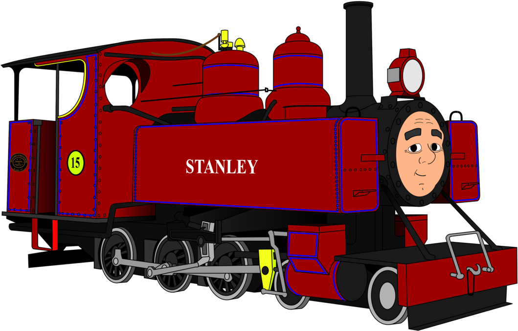 Stanley In His Skarloey Railway Livery By Vincentberkan - Mid Sodor Railway (1098x728)