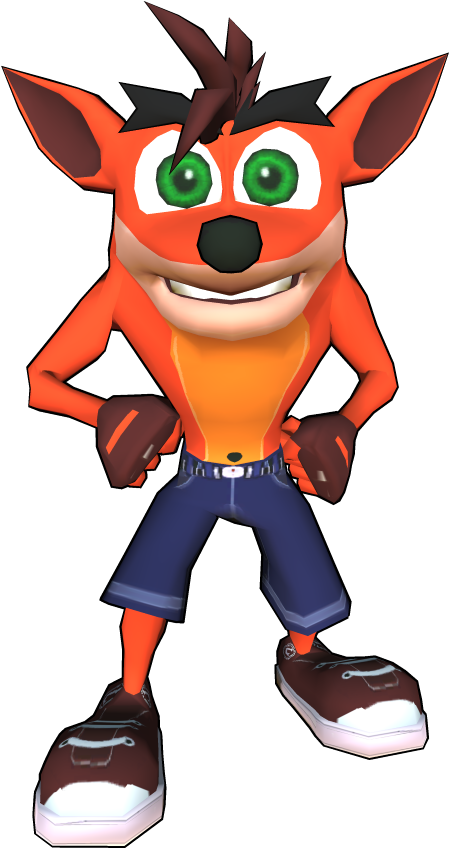 Crash - Crash Bandicoot 1 Renders (470x866)