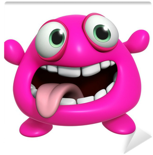 Blue Monster Cartoon (400x400)