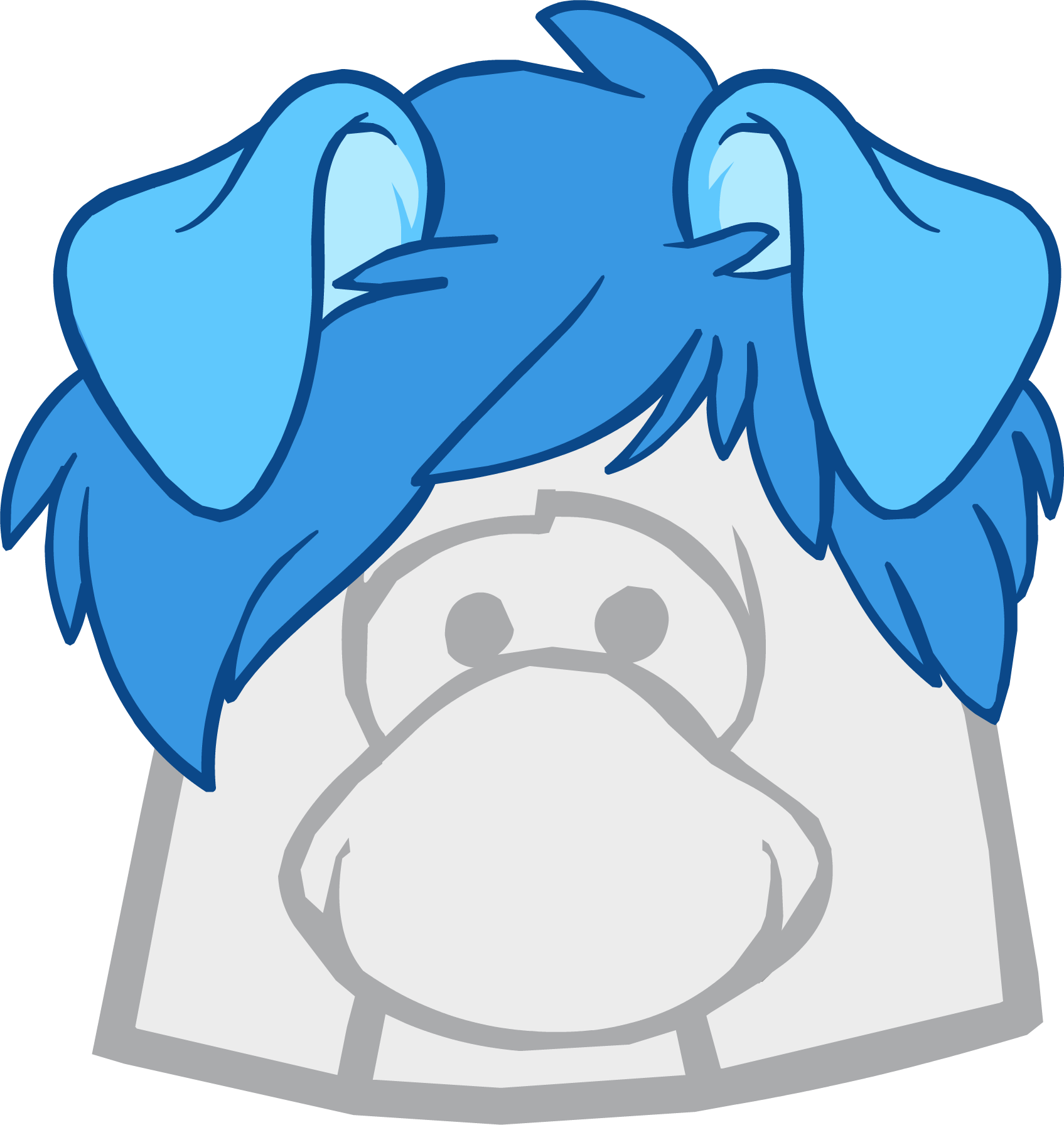 The Blue Doggone - Leia Buns Clip Art (1695x1792)