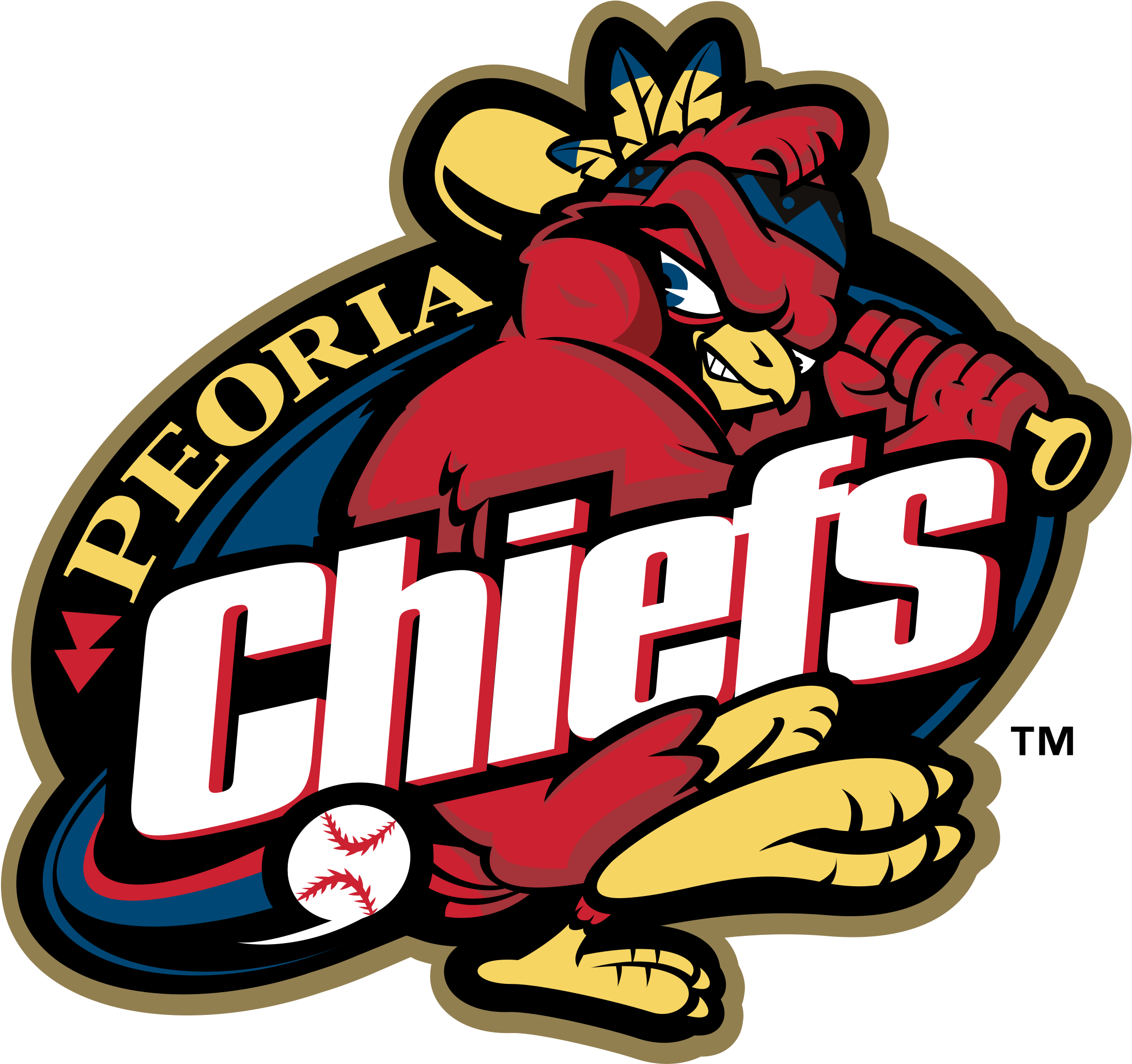 Peoria Chiefs Logo Png Transparent - Peoria Chiefs (2400x2400)