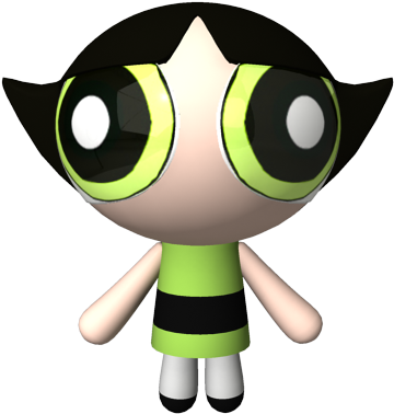 Buttercup Png - The Powerpuff Girls (500x400)
