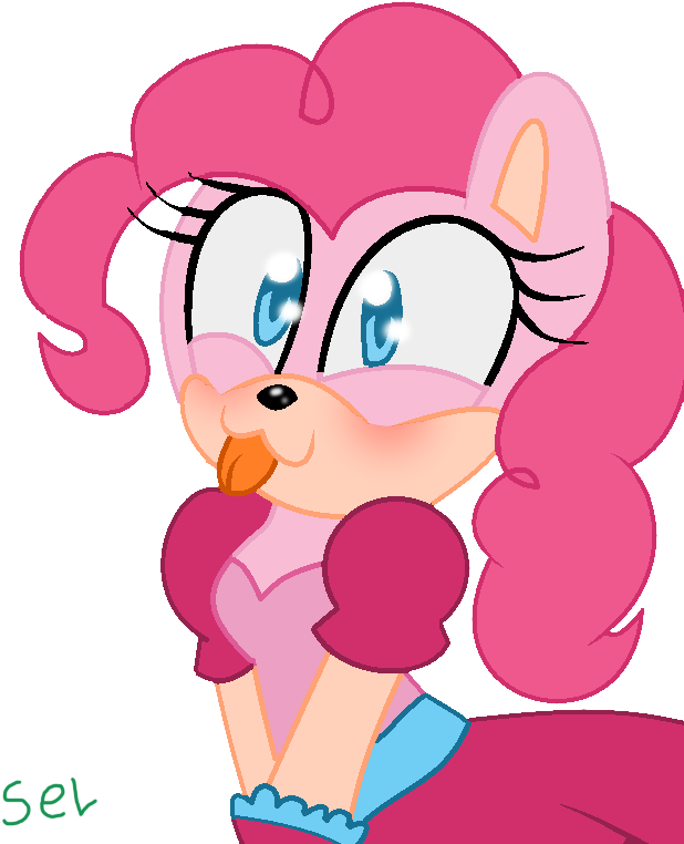 Pinkie Pie Sonic Version By Selena Angel The Dog - Pinkie Pie As A Dog (637x801)