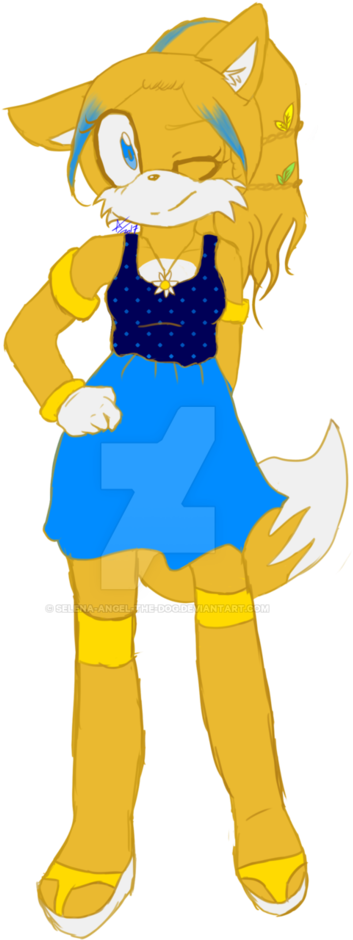 Sumiku The Fox Remake By Selena Angel The Dog - Illustration (752x1062)
