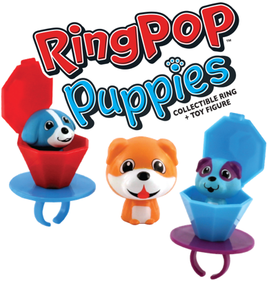 Buy One Ring Pop Puppy, - Fruit Ring Pop - 5 Oz. (387x408)