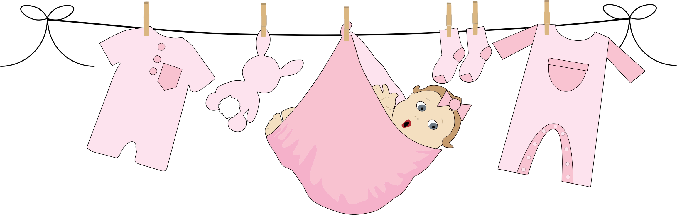 Baby Girl Png Free Download - Baby Girl Png (2307x734)
