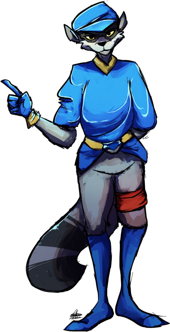 Sly Cooper, Again By Officer-sarcasm - Cartoon (694x1152)