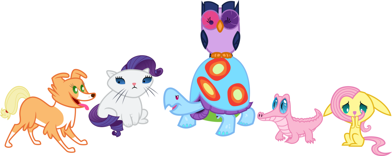 Alligator, Angel Bunny, Angelshy, Appledog, Applejack, - My Little Pony Pet Names (1280x510)