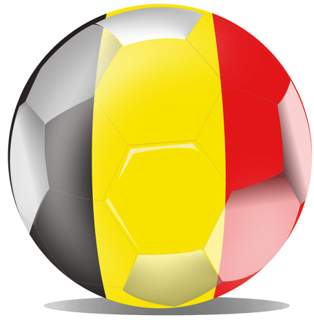 Belgium Flag Football - Belgica Bandeira (512x512)