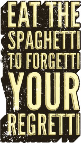 Forgetti Your Regretti T-shirt - Poster (441x504)