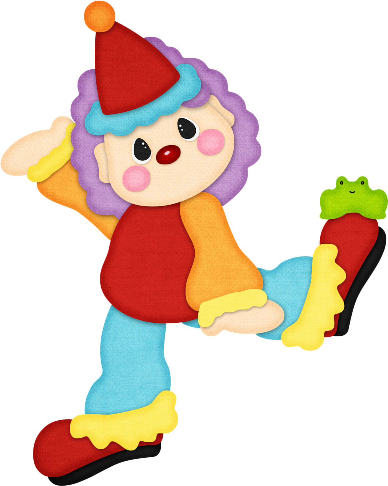 Little Clown - Cartoon (1600x1600)