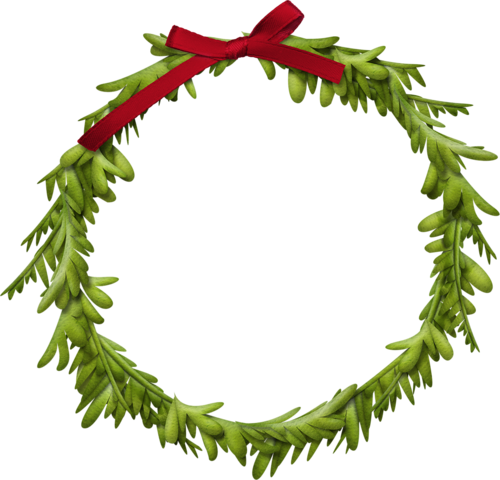 Merry And Bright - Wreath (500x480)